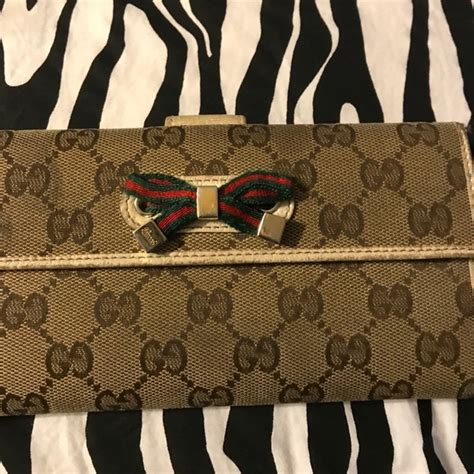 gucci wallet tan|authentic Gucci wallet.